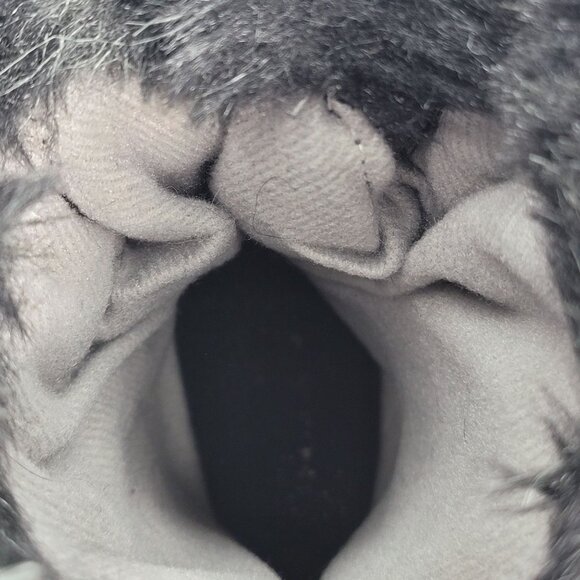 The North Face Nuptse Down Women's Faux Fur Winter Black Boots US Size 6 - Picture 8 of 12